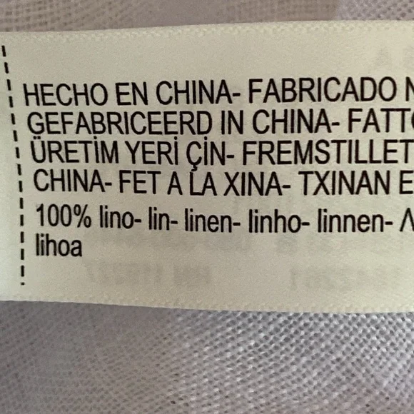 NWT. Massimo Dutti White 100% Linen Shirt with Wide Sleeves. Size XS. - Picture 10 of 11